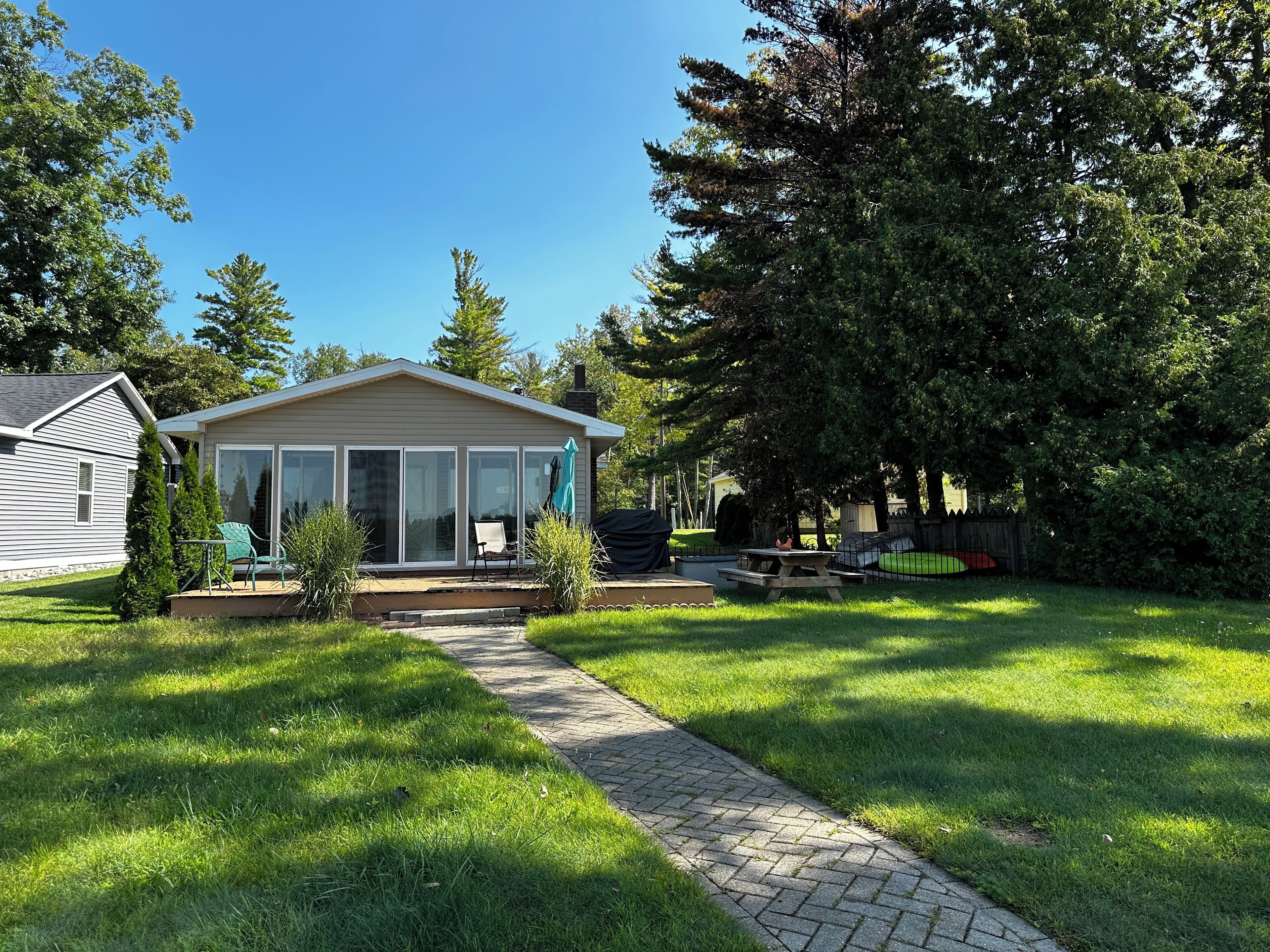 Cottage located on Van Etten lake known for pan fish and Pet Friendly