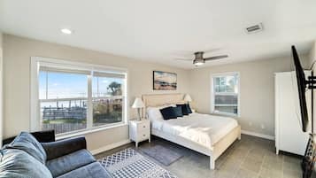 1 bedroom, iron/ironing board, travel crib, WiFi