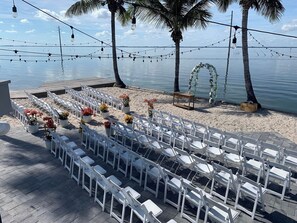 Outdoor banquet area - Rent This Resort - Gated Private Waterfront Space (Cocoa Beach)