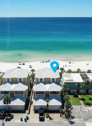 A coastal hotel with a view of the ocean. - Sea Dreams - Amazing Beachfront 5 Bedroom Property with Gulf Front Private Pool (Panama City)