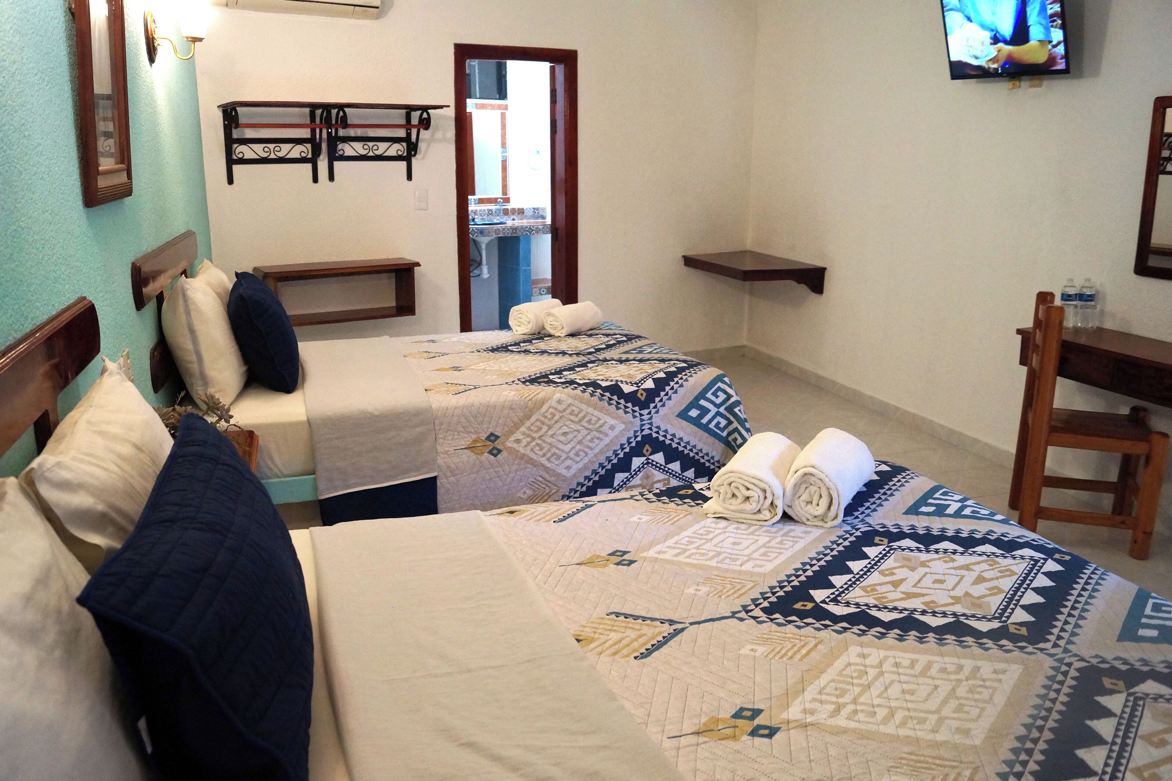 Individually decorated, desk, laptop workspace, free WiFi