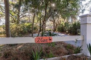 Property grounds - Flamingo Cove - Beautiful deep water views!  (Beaufort)