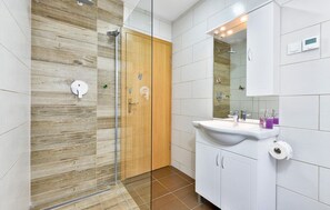 Shower, hair dryer