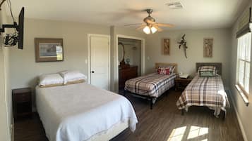 3 soverom og sengetøy