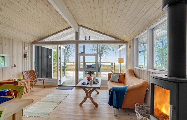 Fernseher, Kamin