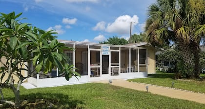 Sunny Apartments a block from Warm Mineral Springs. Unit 3