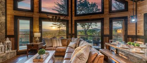 TV connectée, cheminée