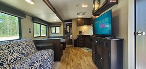 Smart TV, DVD player, stereo - Biloxi Bay Adventure: Stay in Our Comfortable Camper Rental (Biloxi)