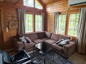 Televisión y reproductor de DVD 