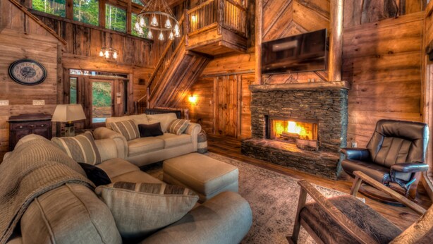 Unclassified image, 1 of 41, button - Rocknview Lodge by Escape to Blue Ridge (Cherry Log)