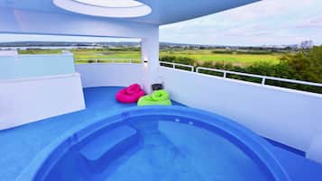 Panoramic Double Room, 1 King Bed, Private Pool | Private pool