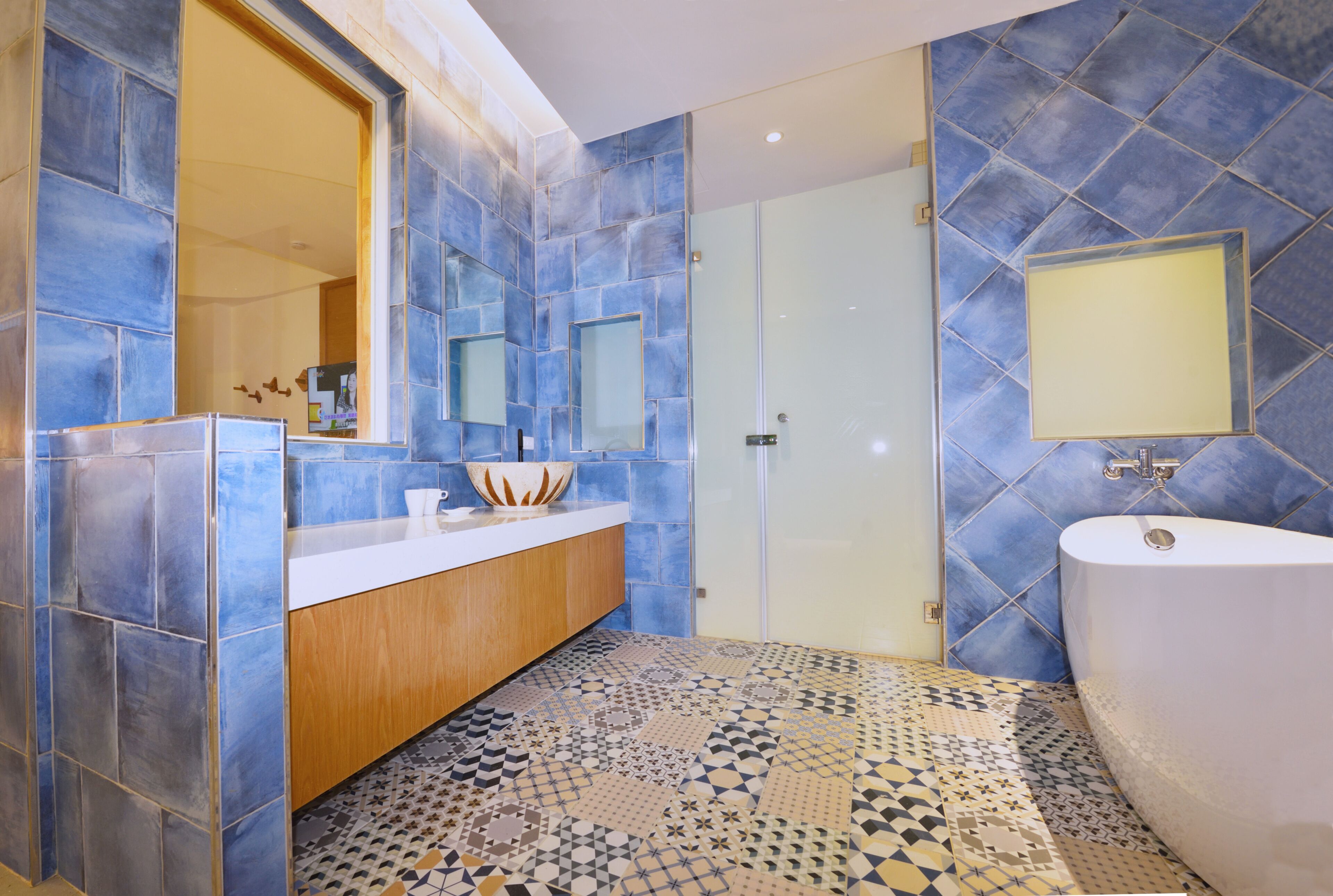 Classic Double Room, 1 King Bed, Private Pool | Bathroom | Separate tub and shower, hair dryer, slippers, towels