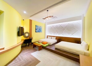 Signature Quadruple Room, Multiple Beds, Private Pool | Down duvets, individually decorated, individually furnished - Calla Villa (Hengchun)