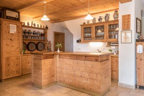 Lobby - Holiday Apartment "Plose Winklerhof" with Mountain View, Balcony & Wi-Fi (Villanders)