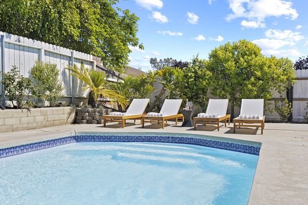 Una piscina riscaldata