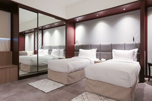 Studio Suite Twin | Ropa de cama de alta calidad, colchones viscoelásticos, caja fuerte