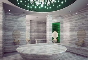 Couples treatment rooms, sauna, steam room, Turkish bath - Lucky Monkey Hotel (Antalya)
