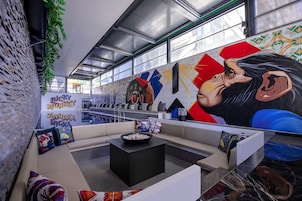 Indoor pool, seasonal outdoor pool, sun loungers