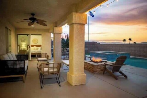 ❤️Modern 4BR Joshua Tree House w/ heated Pool!