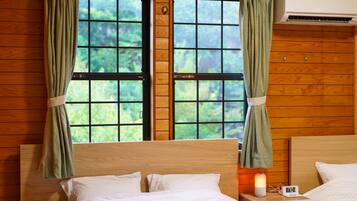 ファミリー ヴィラ 禁煙 | 2 室のベッドルーム、WiFi (無料)、ベッドシーツ