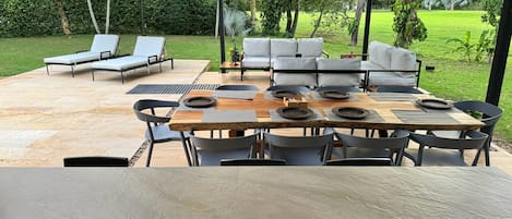 Outdoor dining