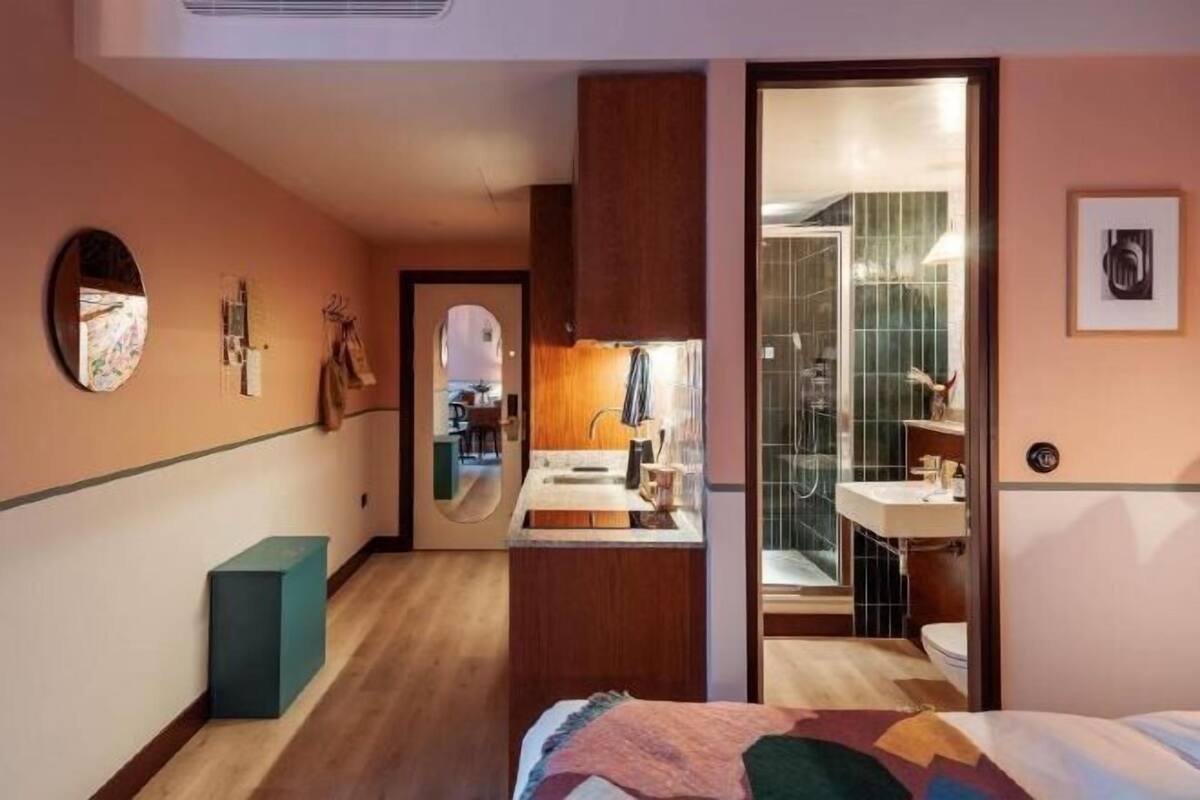 Premium bedding, memory-foam beds, in-room safe, individually decorated