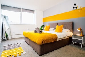 1 Schlafzimmer, Bügeleisen/Bügelbrett, kostenloses WLAN, Bettwäsche