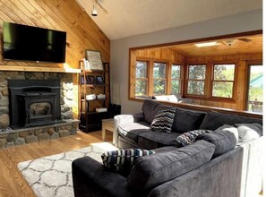 Smart TV, table football, ping pong, books