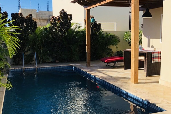 Gazebo with a private pool