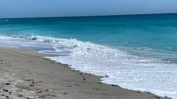 Vlak bij het strand