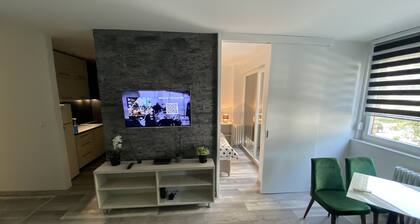 apartment in the city center with free parking