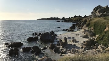 Vlak bij het strand