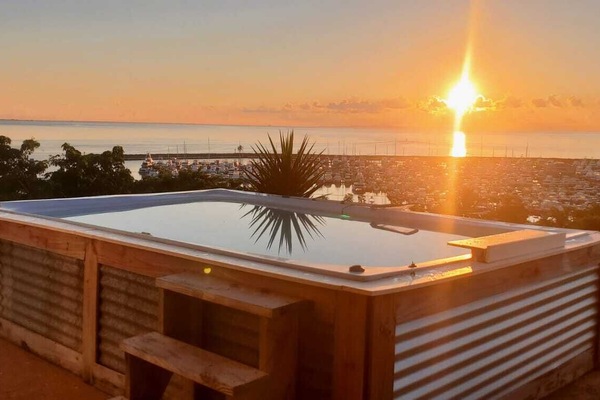 Idromassaggio all'aperto