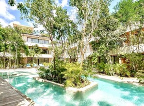 2 outdoor pools - Brand New 2 BR Jungle Terrace C211 (Tulum)