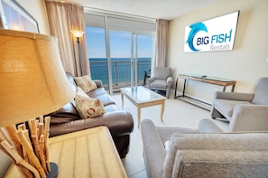 TV - Oceanfront condo w/ pools & balcony (Myrtle Beach)