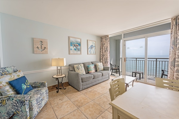 Large Living Area with Amazing Views of the Ocean, Beautifully Decorated