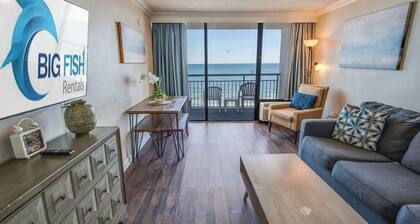 Oceanfront Remodeled Condo with Pools, Coral Beach