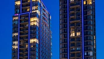 Front of property – evening/night