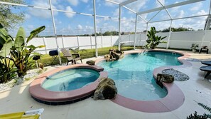 Una piscina climatizada