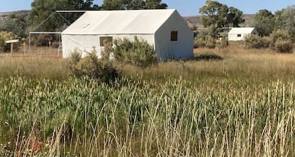 Bridger Canvas Cabins ... wall tents on the Clarks Fork of the Yellowstone River