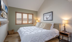 2 bedrooms, in-room safe, iron/ironing board, WiFi