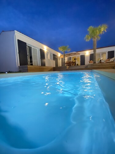 4* villa / 5 rooms - heated pool 