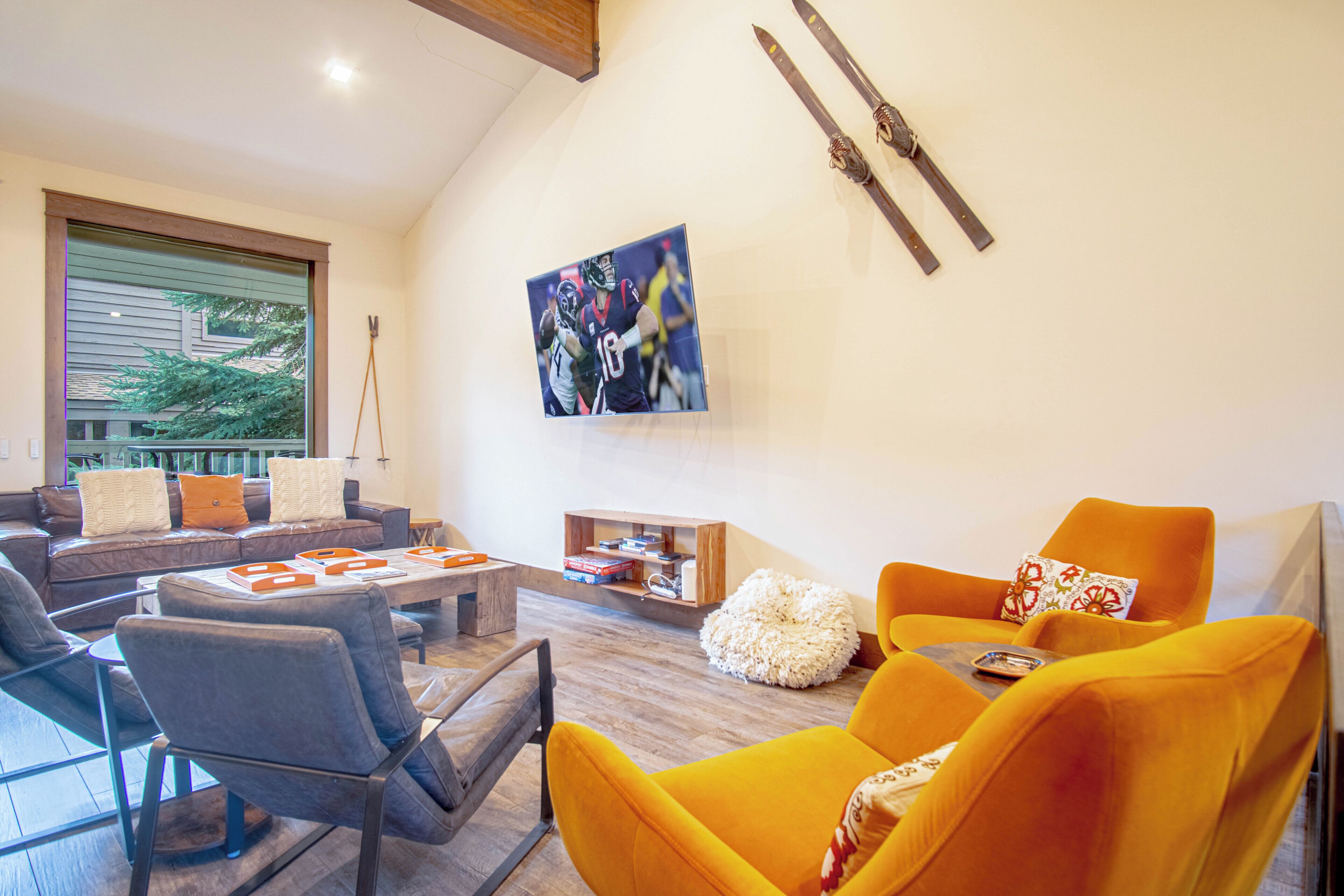 Flat-screen TV, Netflix, streaming services