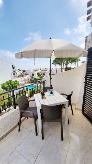 Outdoor dining - Casa Puschner III Costa Blanca Spain, Cabo Roig, Community pool, WiFi (Cabo Roig)