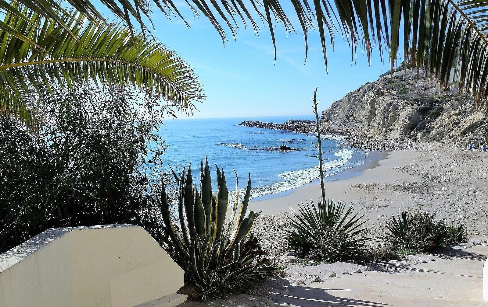 Accommodatie ligt op het strand