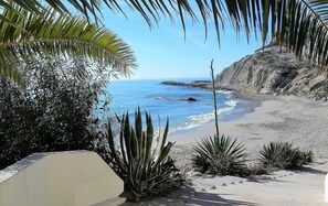Accommodatie ligt op het strand