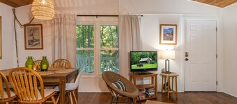 The Deep Forest Green Cottage | 2 Bed, 2 Bath