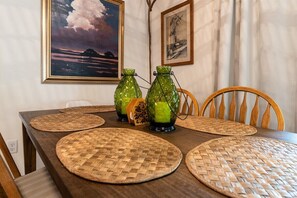 Dining - The Deep Forest Green Cottage (Cedar Mountain)