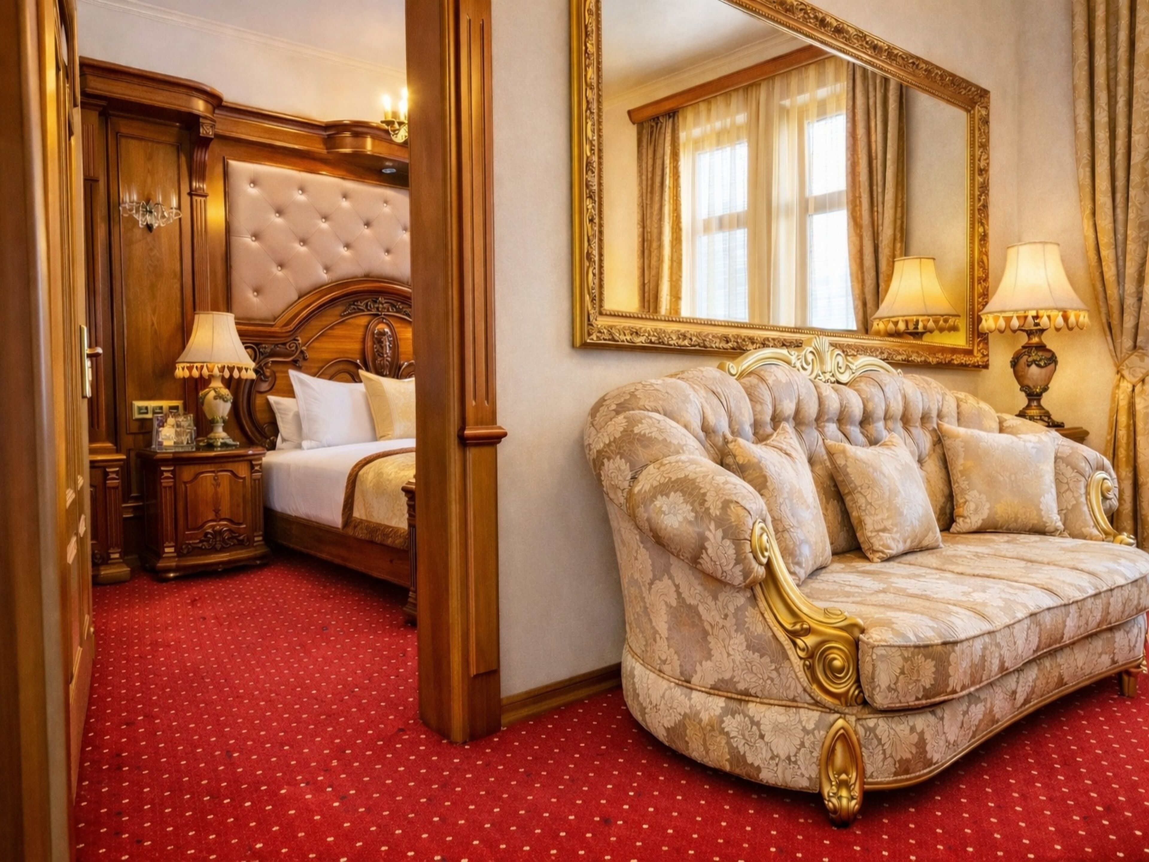 Executive Suite with balcony | 客廳 | 55 吋智能電視連有線電視頻道、電視