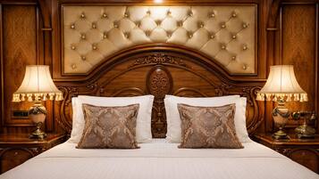 Premium bedding, minibar, in-room safe, desk